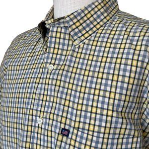 VTG Ralph Lauren Jeans Co Shirt - Size Large - Button Down Plaid Short Sleeve